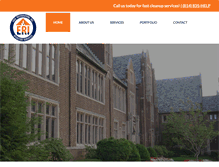 Tablet Screenshot of erierestorationinc.com